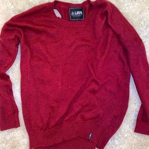 Cute trendy ripped sweater